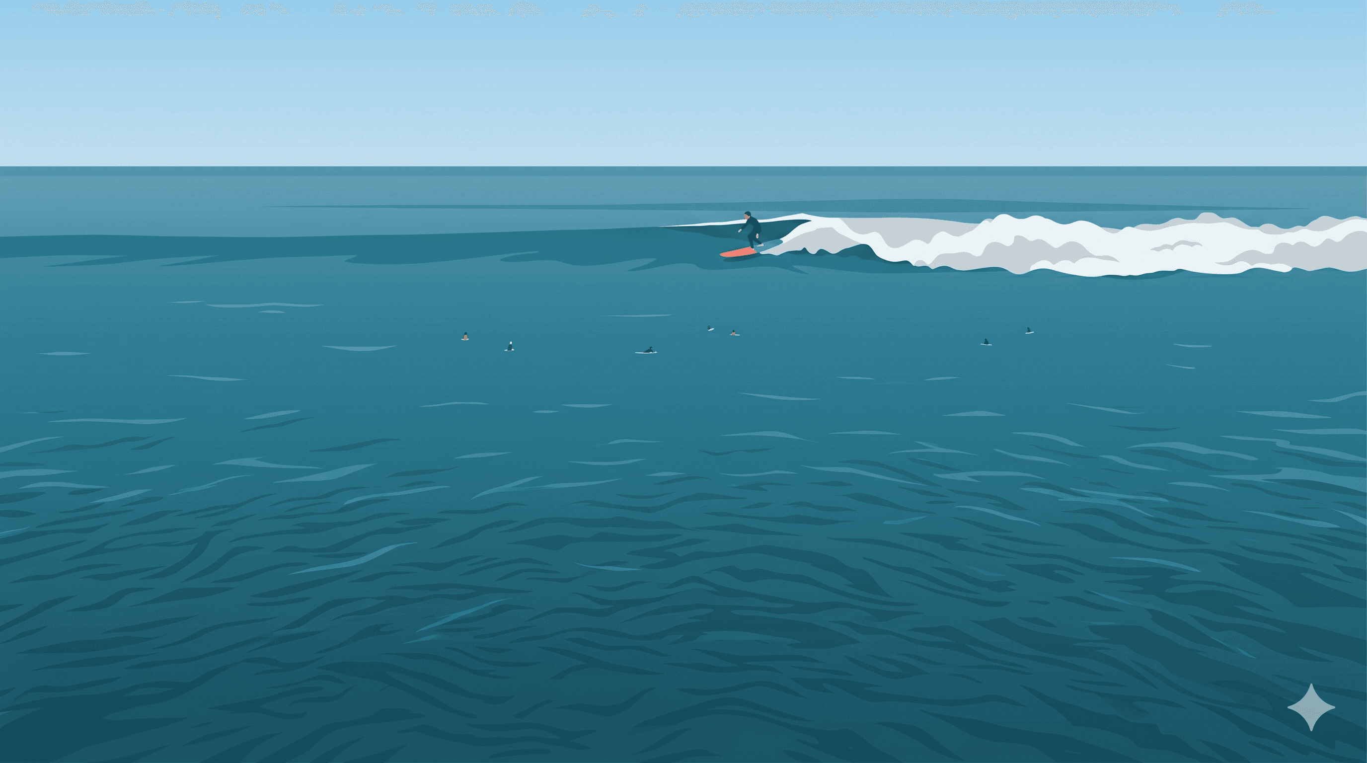 Surfer too small and far away in the frame